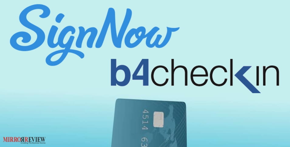 b4checkin partner with SignNow