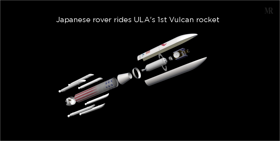 Japanese rover rides ULA's 1st Vulcan rocket