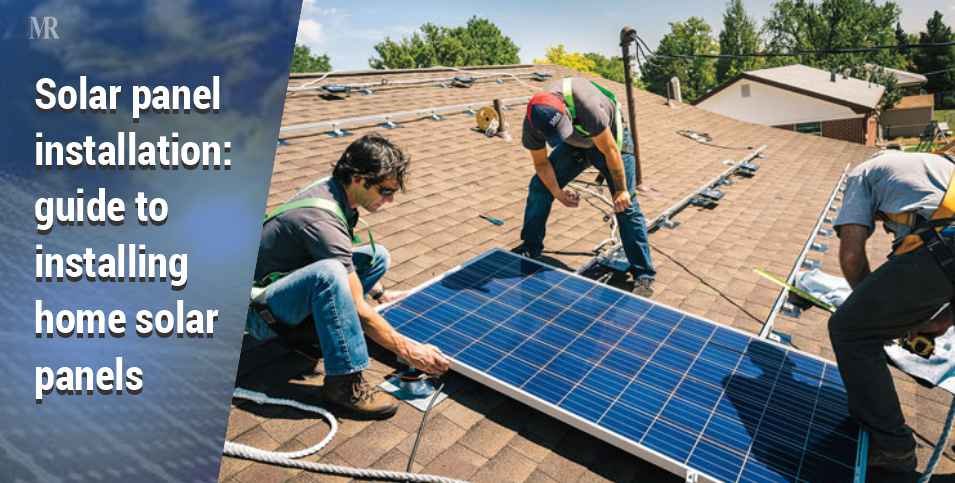 Solar panel installation