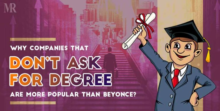 companies that don't ask for degree
