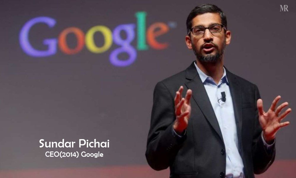 Sundar Pichai Sundar Pichai
