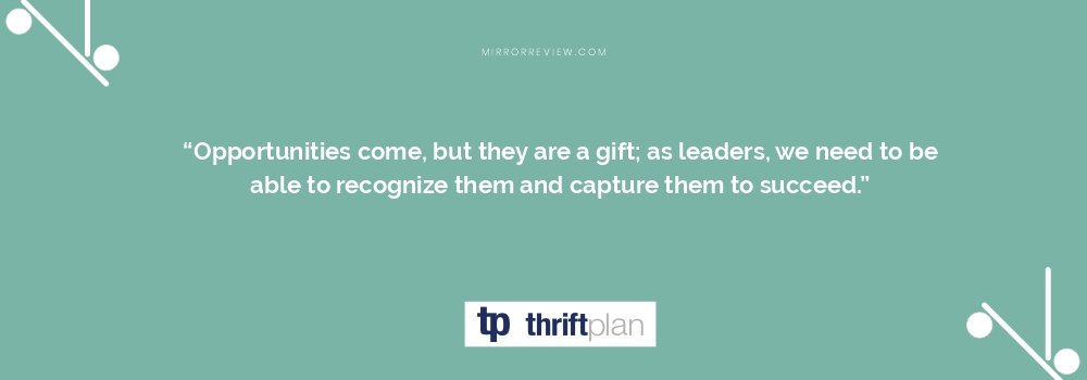 “Opportunities come, but they are a gift; as leaders, we need to be able to recognize them and capture them to succeed.” Reem Ikram_Quote