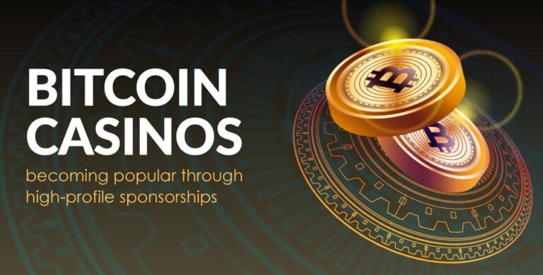 Bitcoin casinos becoming popular through high-profile sponsorships