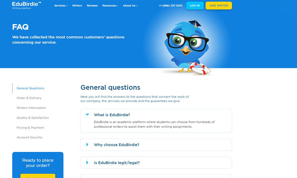 Edubirdie FAQ Edubirdie free