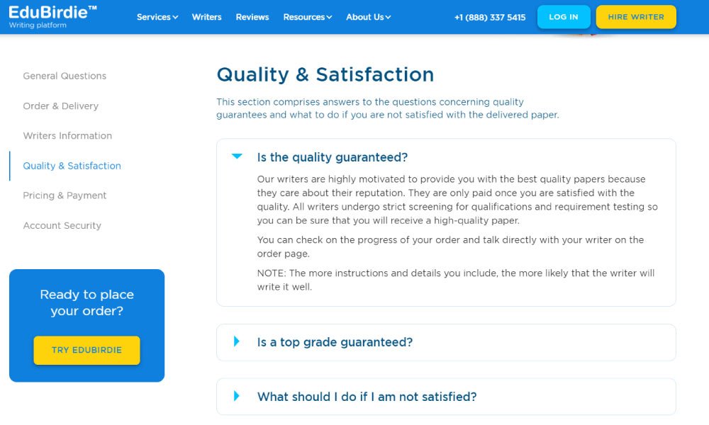 Quality highly qualified specialists