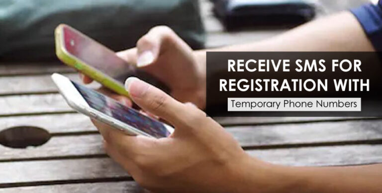 Receive SMS for Registration with Temporary Phone Numbers