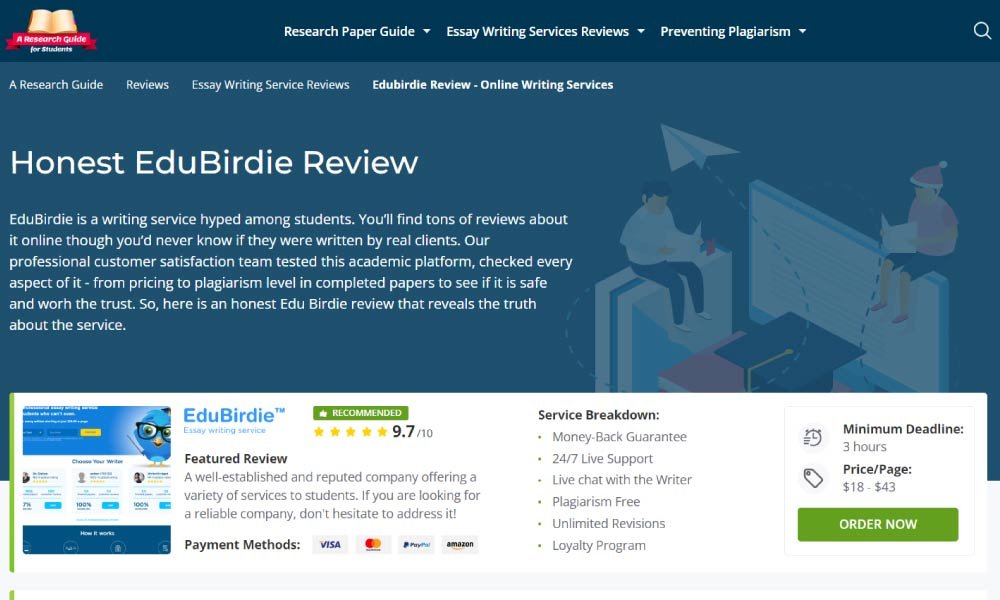 Service Review Edubirdie