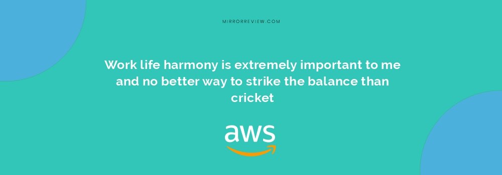 “Work life harmony is extremely important to me and no better way to strike the balance than cricket.” Ashish Paras Jain Quote