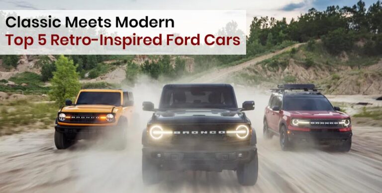 Classic Meets Modern: Top 5 Retro-Inspired Ford Cars