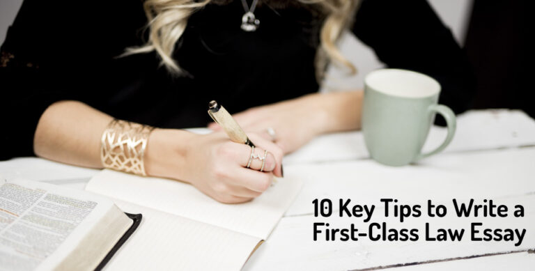 Write a First-Class Law Essay