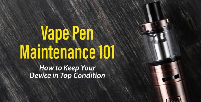 Vape Pen Maintenance