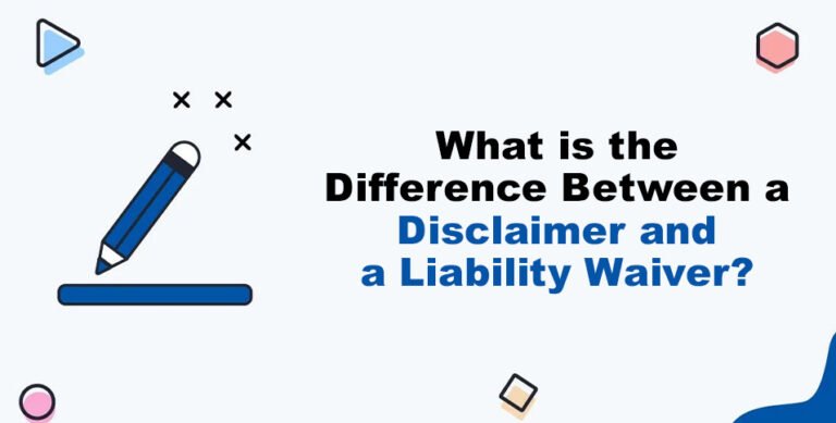 Disclaimer and a Liability Waiver