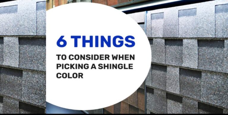 Picking a Shingle Color
