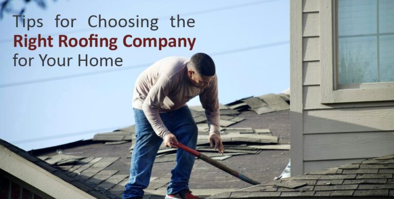 Choosing the Right Roofing Company