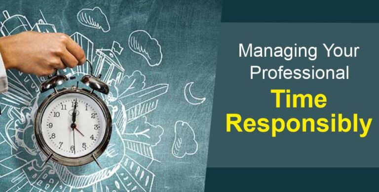Managing Your Professional Time