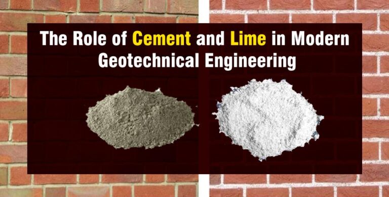 Role of Cement and Lime