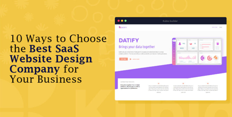 SaaS Website Design Company