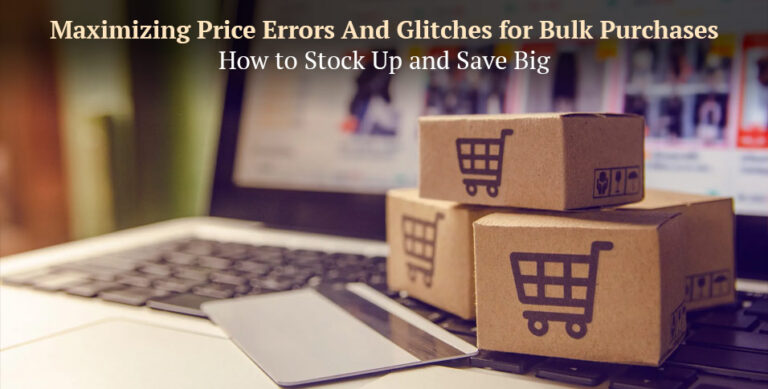 Price Errors And Glitches