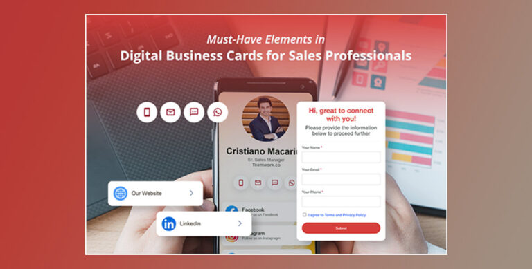 Digital Business Cards for Sales Professionals