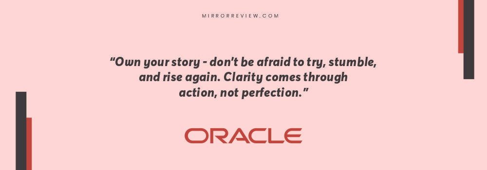 “Own your story - don’t be afraid to try, stumble, and rise again. Clarity comes through action, not perfection.” Manisha Gupta Quote