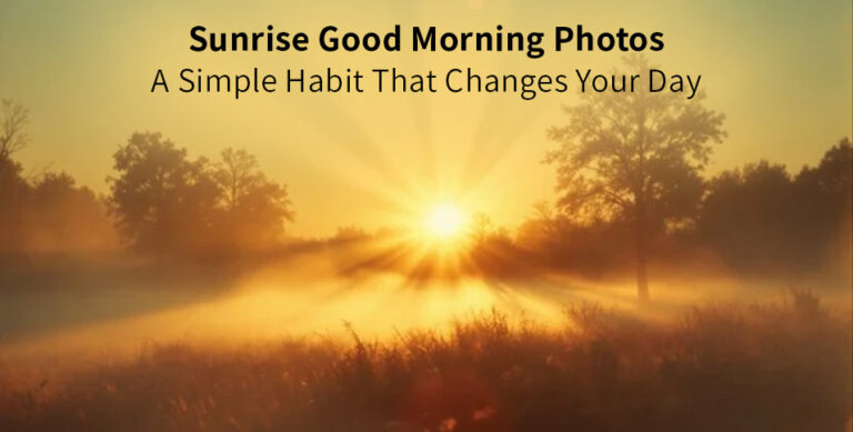 Sunrise Good Morning Photos