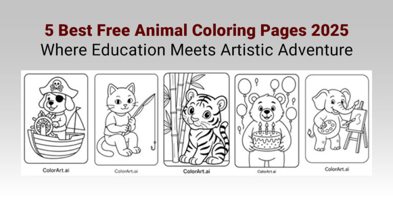 Best Free Animal Coloring Pages