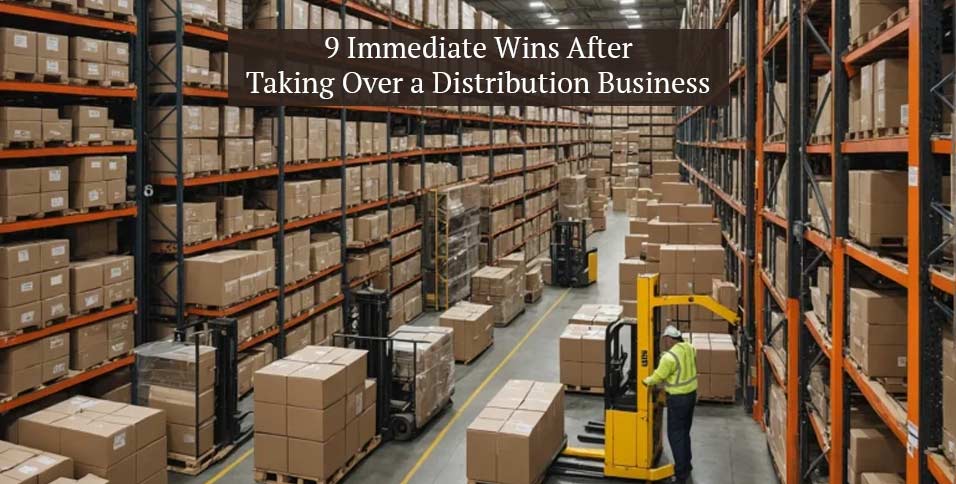 9 Immediate Wins After Taking Over a Distribution Business