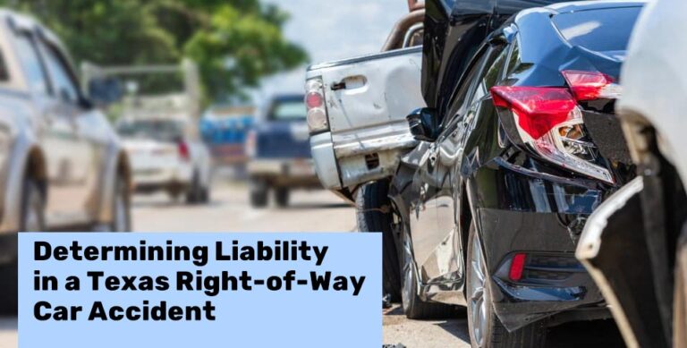Texas Right-of-Way Car Accident