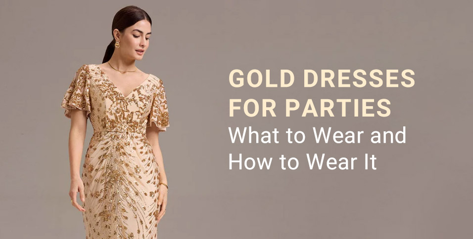 Gold Dresses