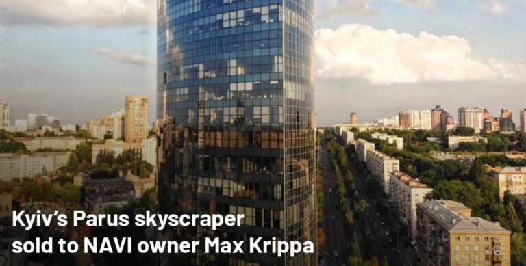 Kyiv’s Parus skyscraper sold to NAVI owner Max Krippa