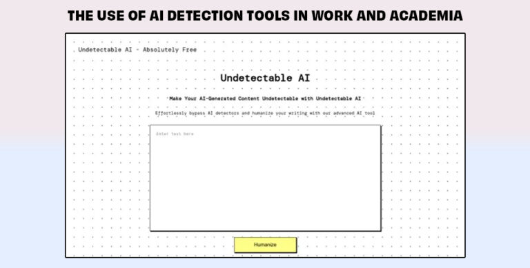 The Use of AI Detection Tools in Work and Academia
