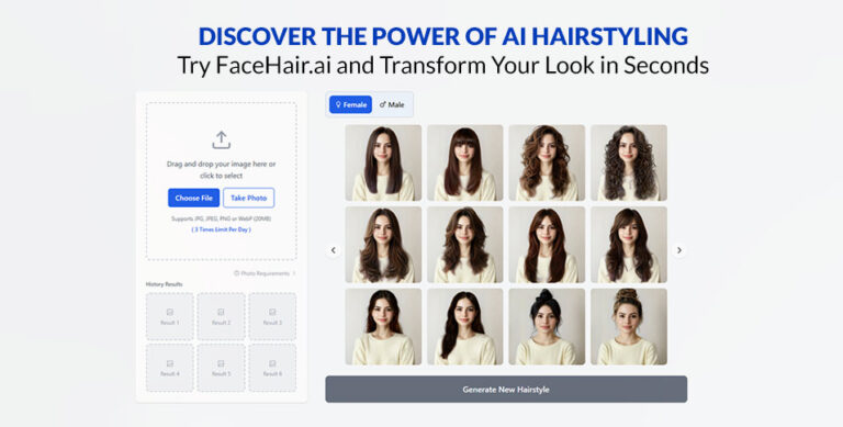Discover the Power of AI Hairstyling: Try FaceHair.ai and Transform Your Look in Seconds
