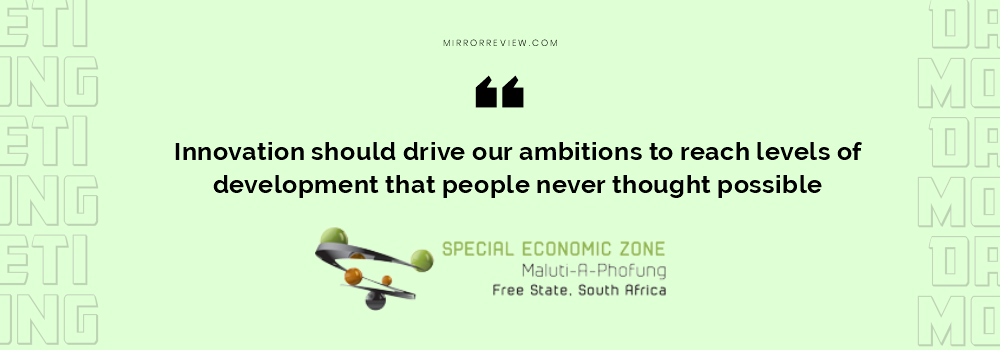 “Innovation should drive our ambitions to reach levels of development that people never thought possible.” Dr. Moeti Motloung_Quotes