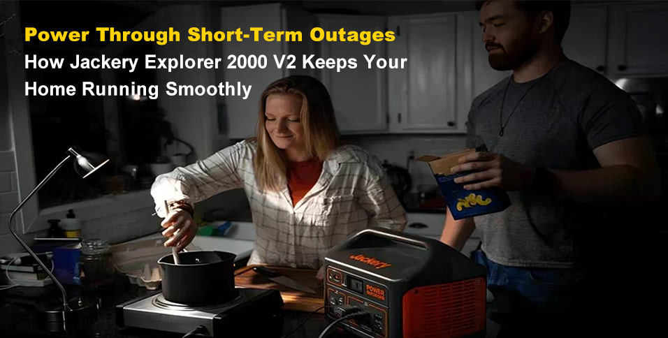 Power Through Short-Term Outages: How Jackery Explorer 2000 V2 Keeps Your Home Running Smoothly