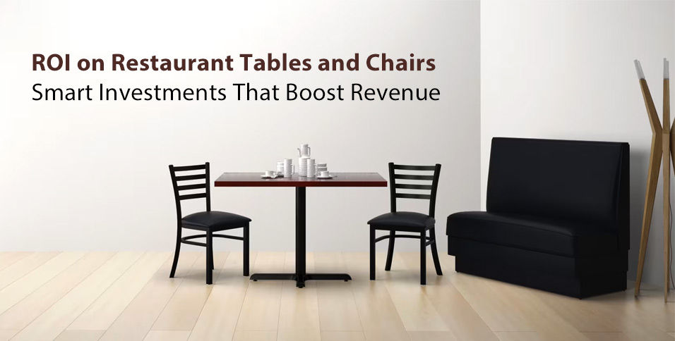 ROI on Restaurant Tables and Chairs: Smart Investments That Boost Revenue