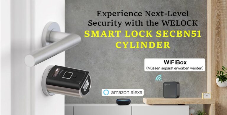 Experience Next-Level Security with the WELOCK Smart Lock SECBN51 Cylinder