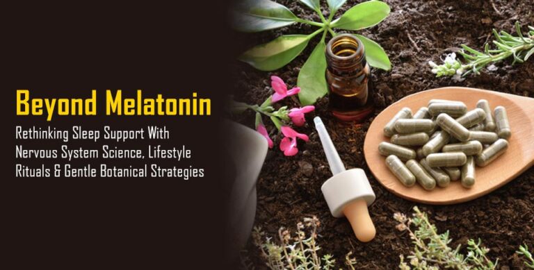 Beyond Melatonin: Rethinking Sleep Support With Nervous System Science, Lifestyle Rituals & Gentle Botanical Strategies