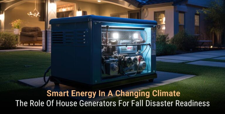 Smart Energy In A Changing Climate: The Role Of House Generators For Fall Disaster Readiness