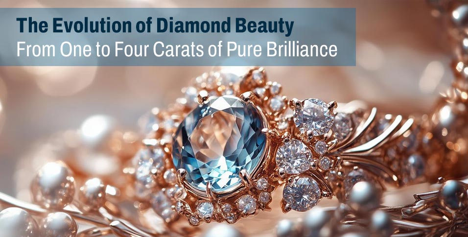 The Evolution of Diamond Beauty: From One to Four Carats of Pure Brilliance