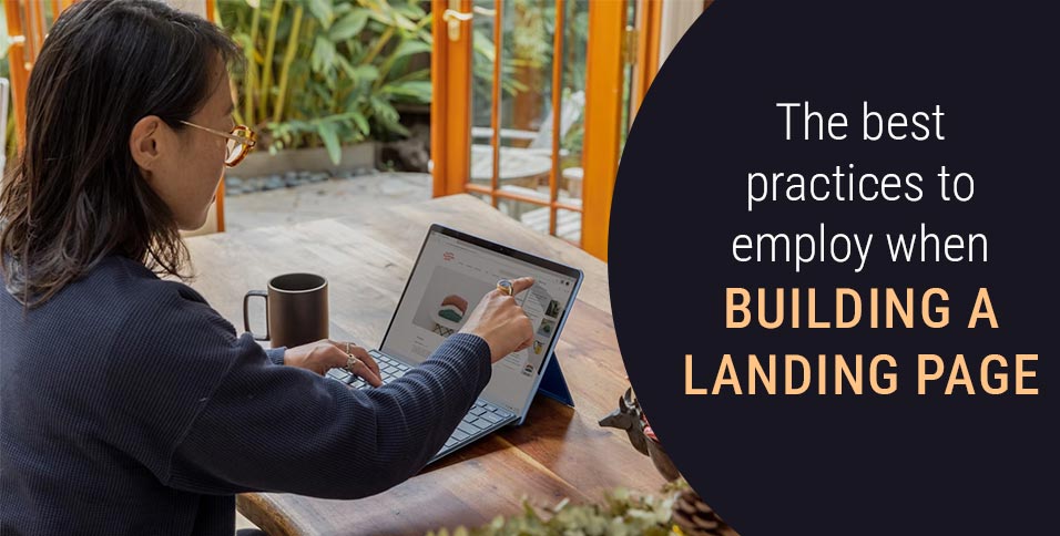 building a landing page