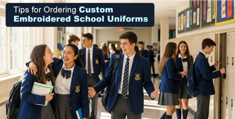 Tips for Ordering Custom Embroidered School Uniforms