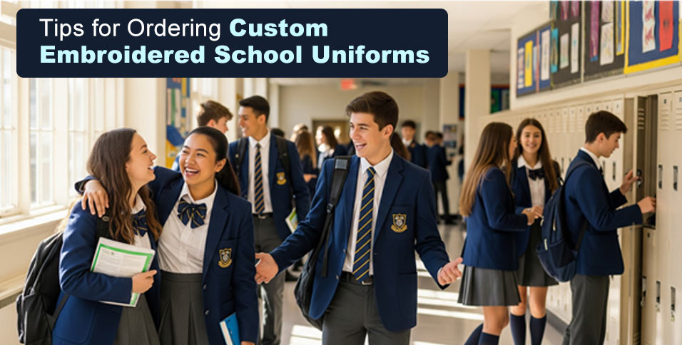 Tips for Ordering Custom Embroidered School Uniforms