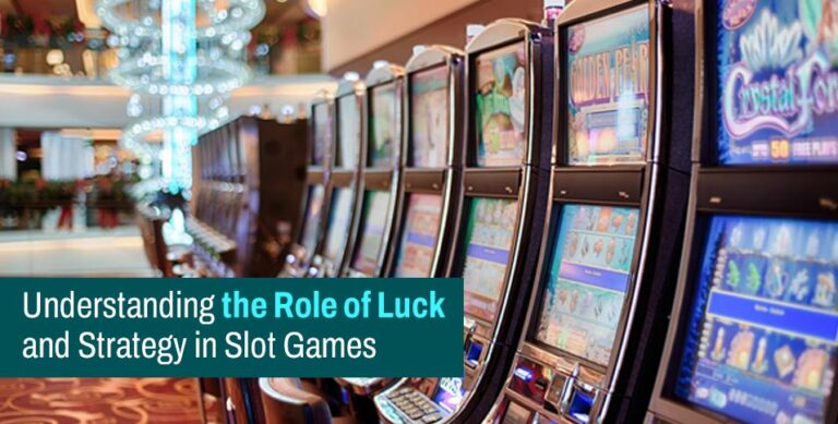 Luck and Strategy in Slot Games