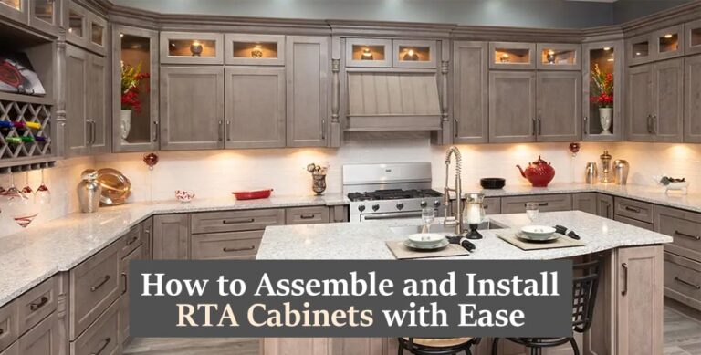 How to Assemble and Install RTA Cabinets with Ease