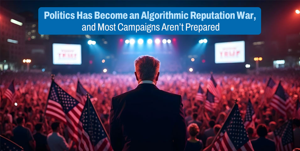 Politics Has Become an Algorithmic Reputation War, and Most Campaigns Aren’t Prepared