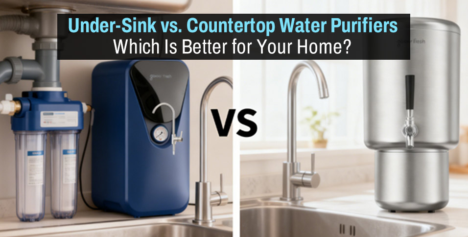 Under-Sink vs. Countertop Water Purifiers: Which Is Better for Your Home?