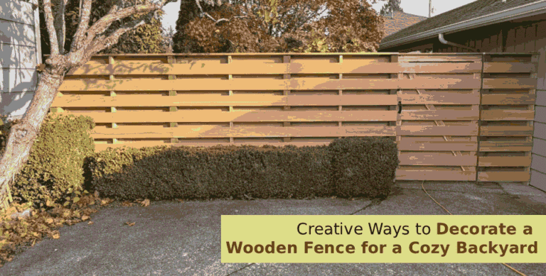 Ways to Decorate a Wooden Fence
