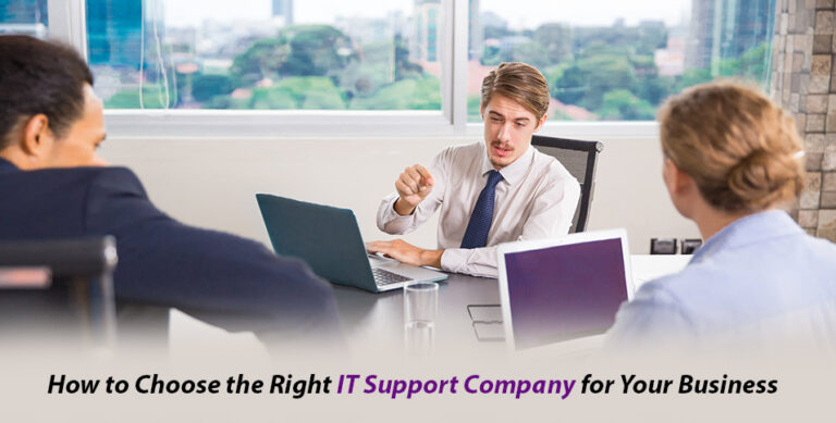 Choose the Right IT Support Company