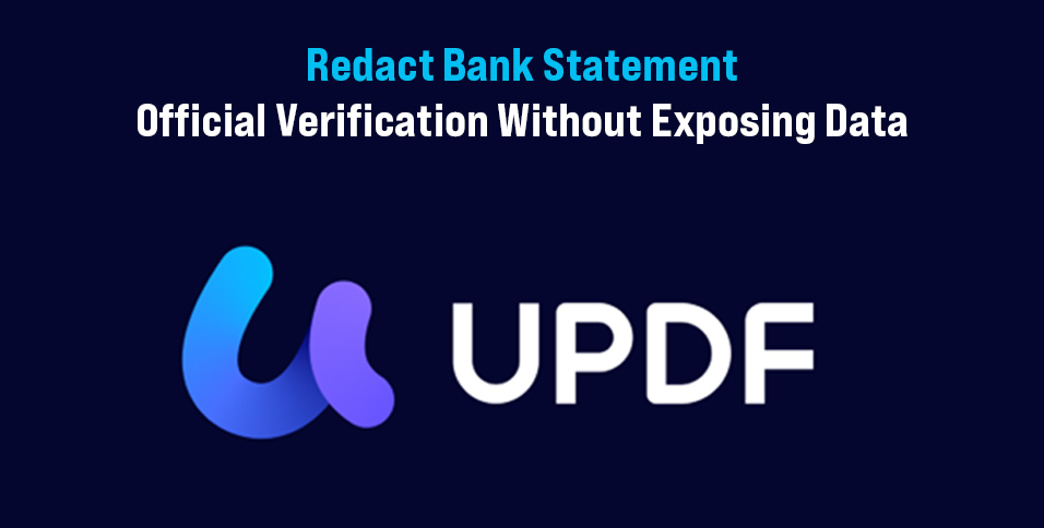 Redact Bank Statement