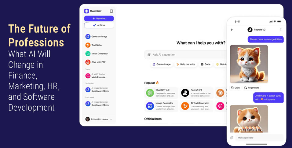 The Future of Professions: What AI Will Change in Finance, Marketing, HR, and Software Development